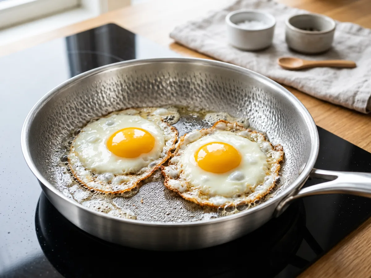 Step 2: Eggs and Delicate Foods Sliding Cleanly